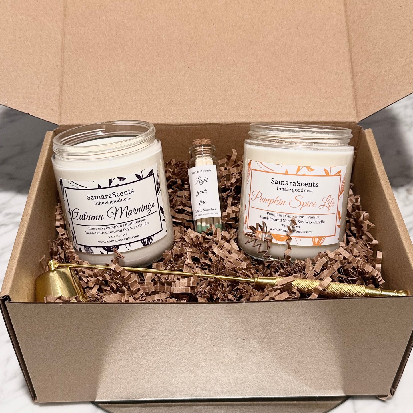 Pumpkin Spice Candle Gift Set