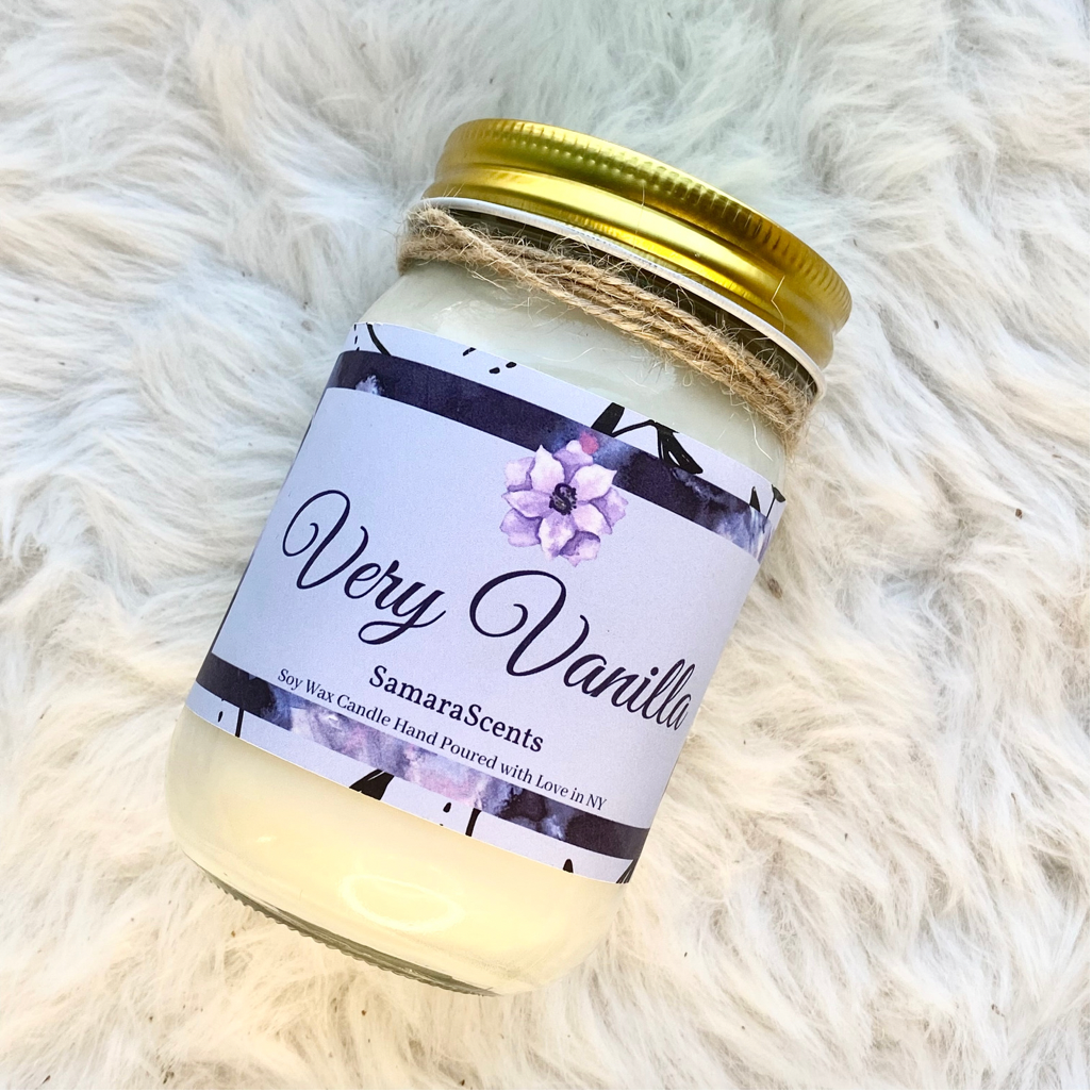 Vanilla Mason Jar Candle (Discontinued)