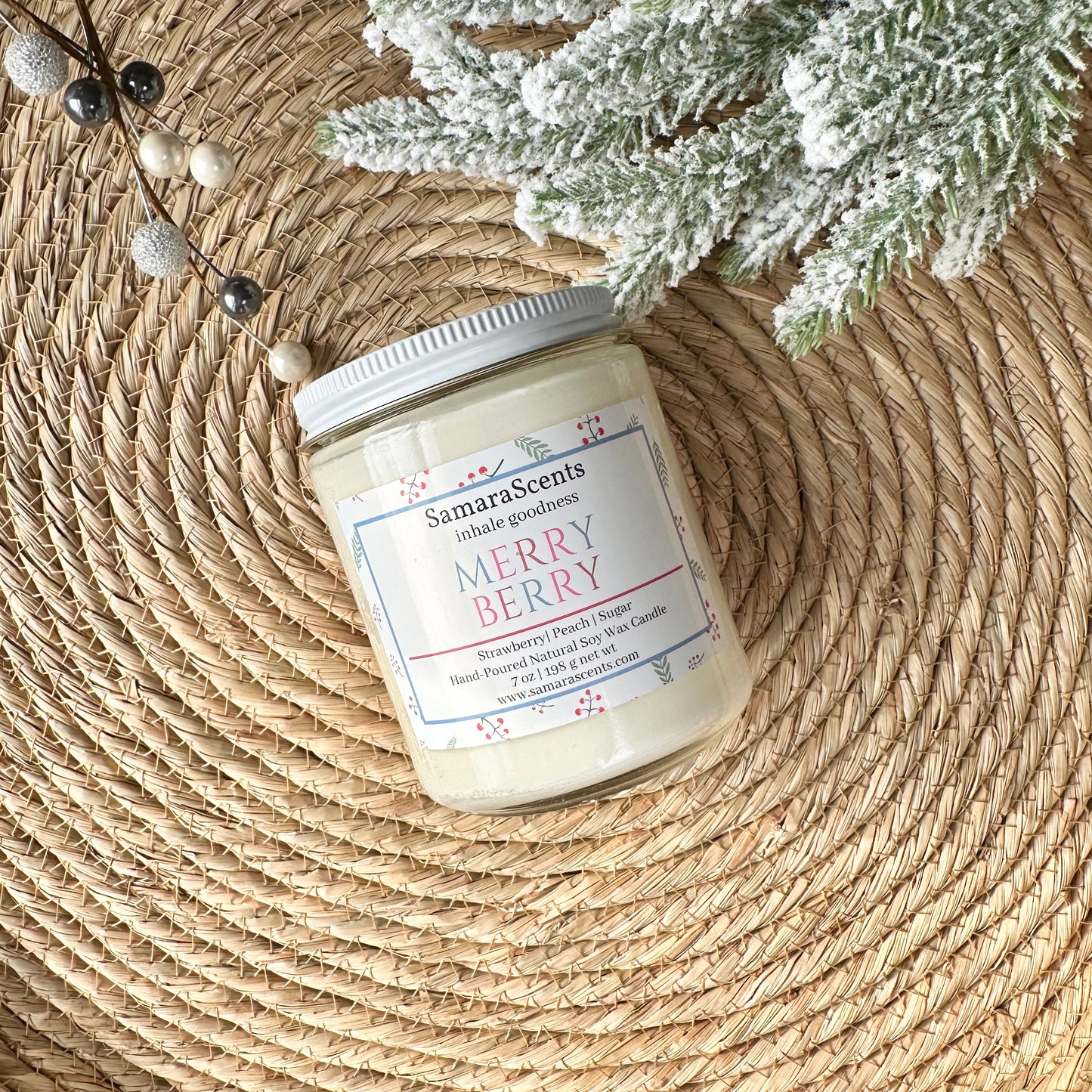 Merry Berry Soy Wax Candle