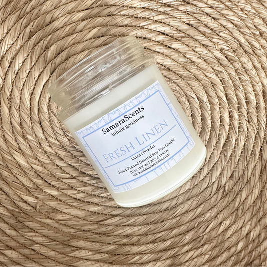 Fresh Linen Soy Wax Candle