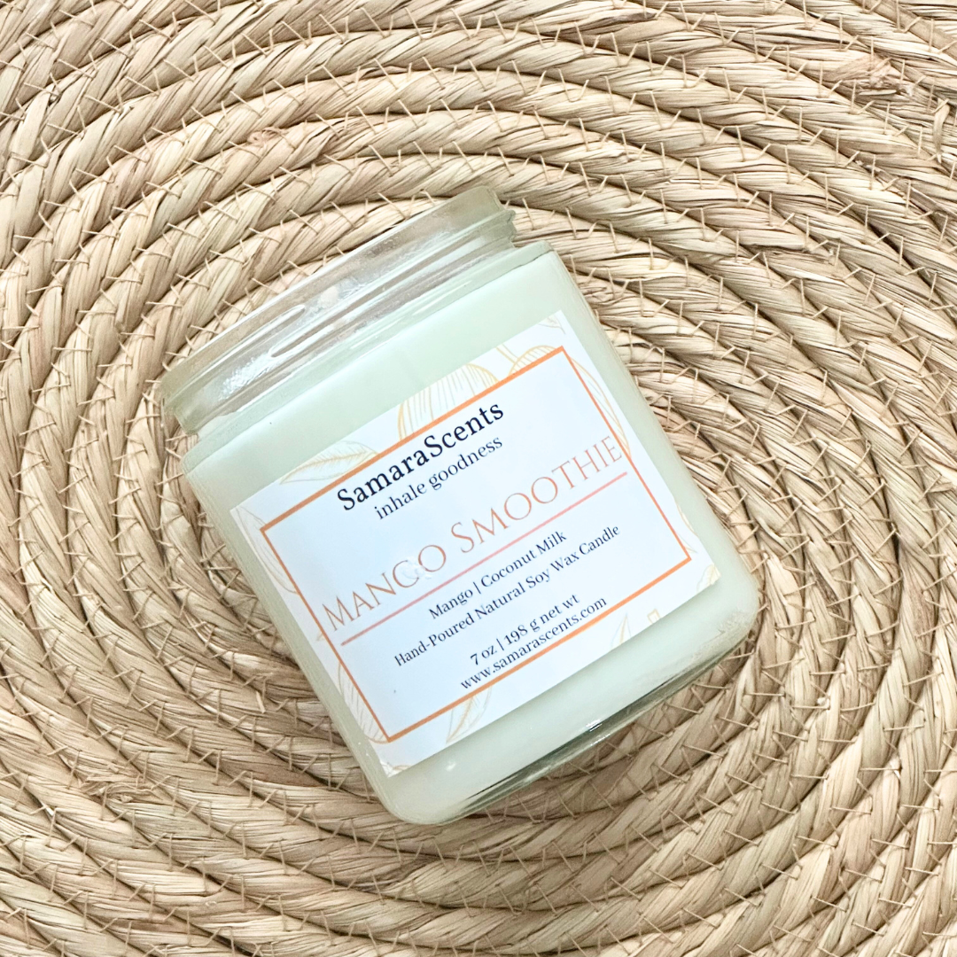Mango Smoothie Soy Wax Candle | Tropical & Fruity