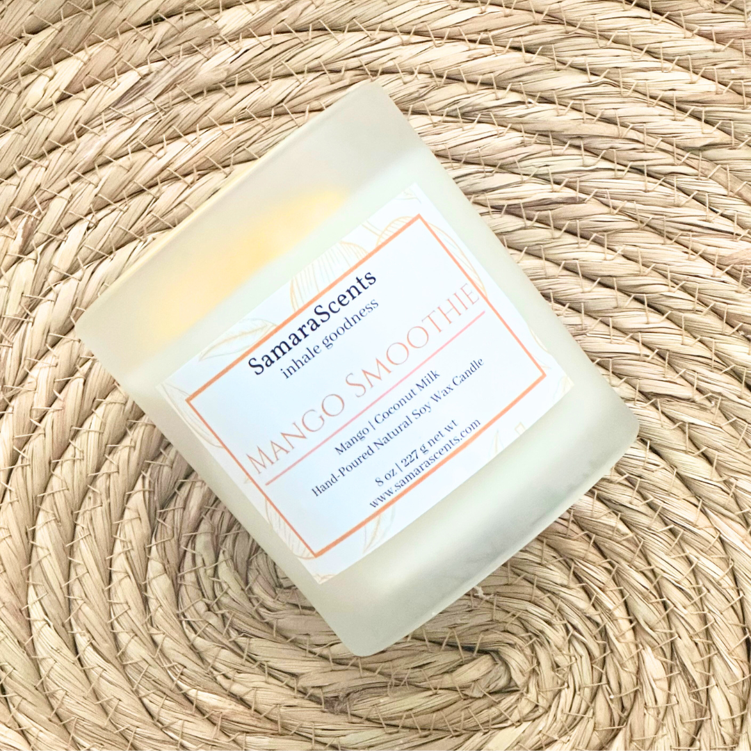 Mango Smoothie Soy Wax Candle | Tropical & Fruity