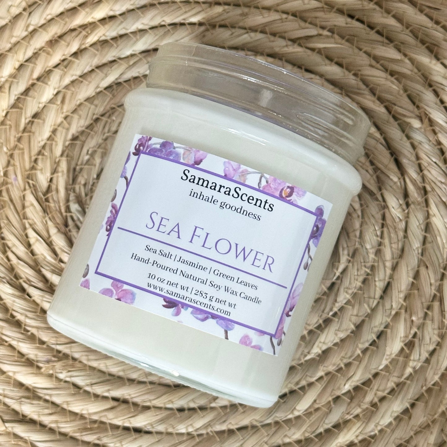 Sea Flower Soy Wax Candle