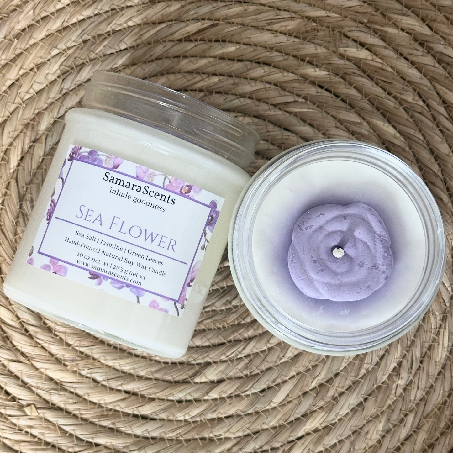 Sea Flower Soy Wax Candle