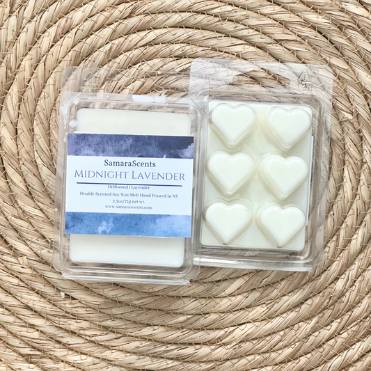 Midnight Lavender Soy Wax Melt | Lavender, Eucalyptus & Cedar