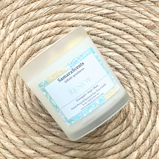 Renew Soy Wax Candle | Pineapple & Sage Blend
