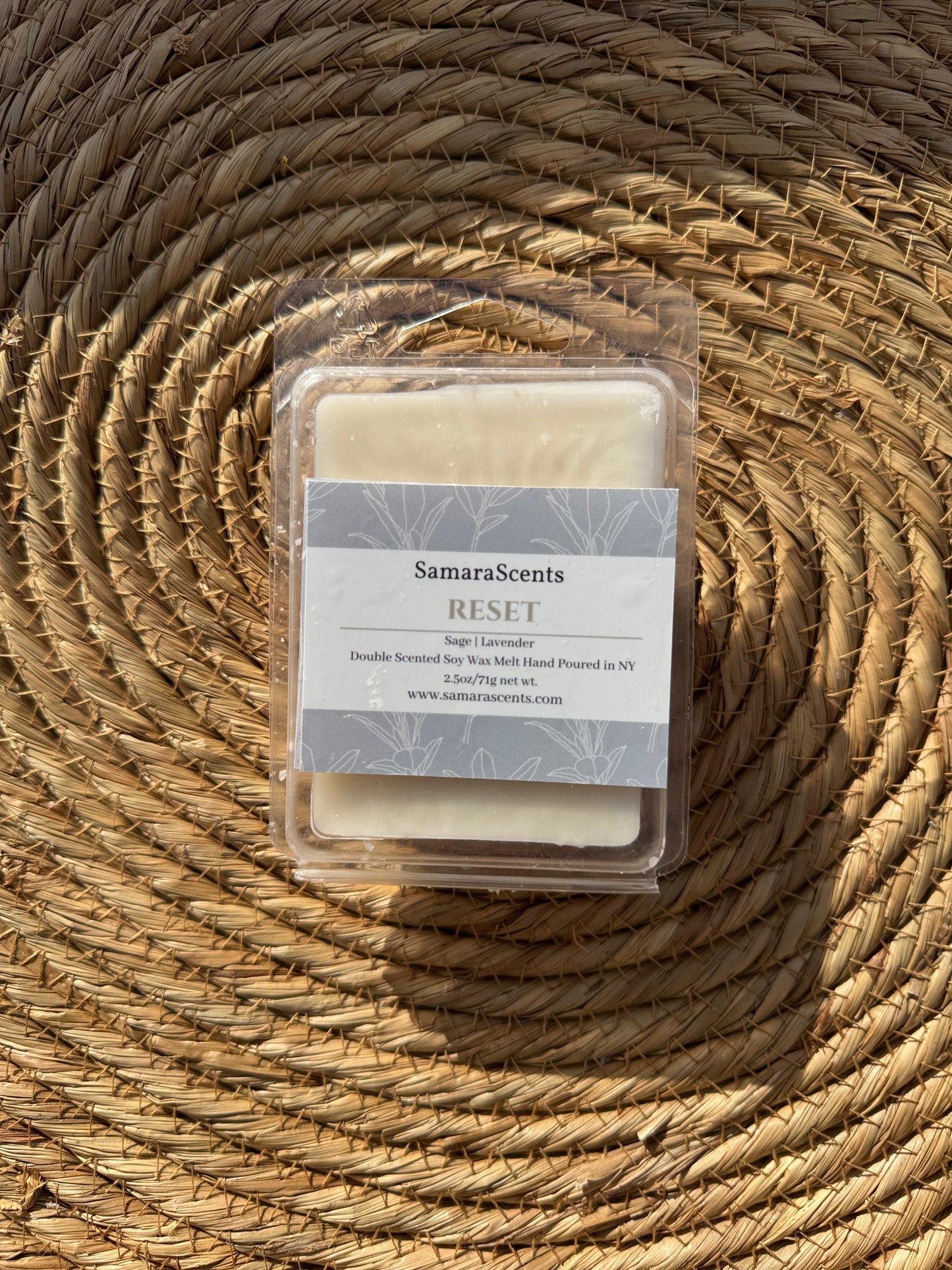 Reset Soy Wax Melt | Lavender, Sage & Sandalwood