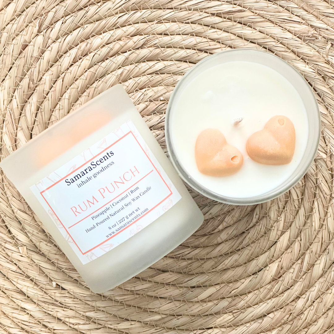 Rum Punch Soy Wax Candle | Tropical & Fruity