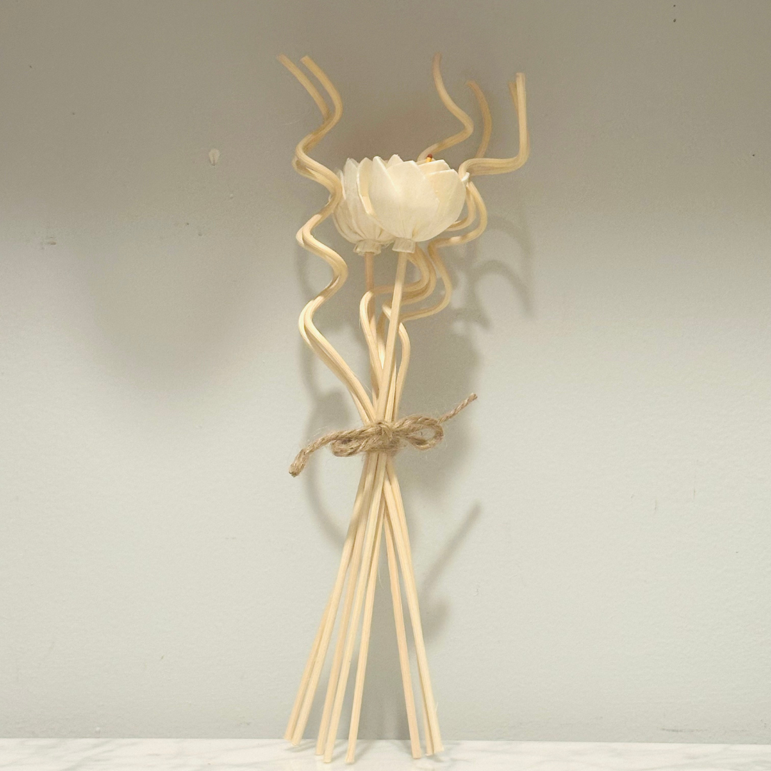 Sea Flower Reed Diffuser | Sea Salt, Green Leaves & Jasmine | Handcrafted & Long-Lasting