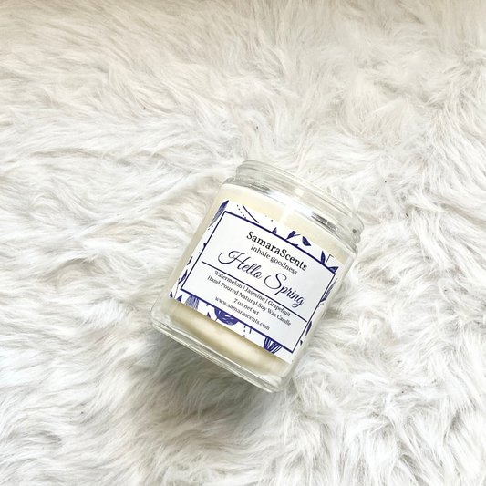 Hello Spring Soy Wax Candle