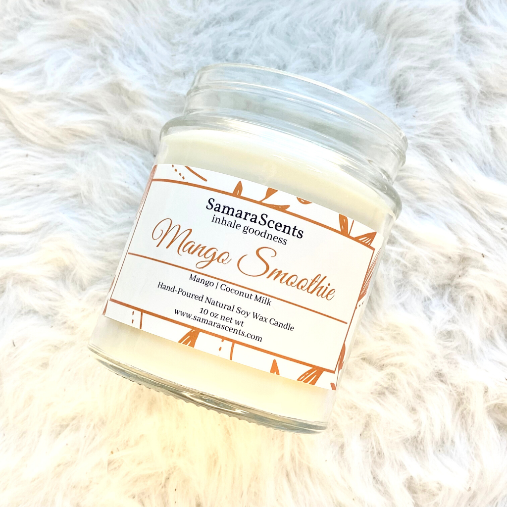 Mango Smoothie Soy Wax Candle | Tropical & Fruity