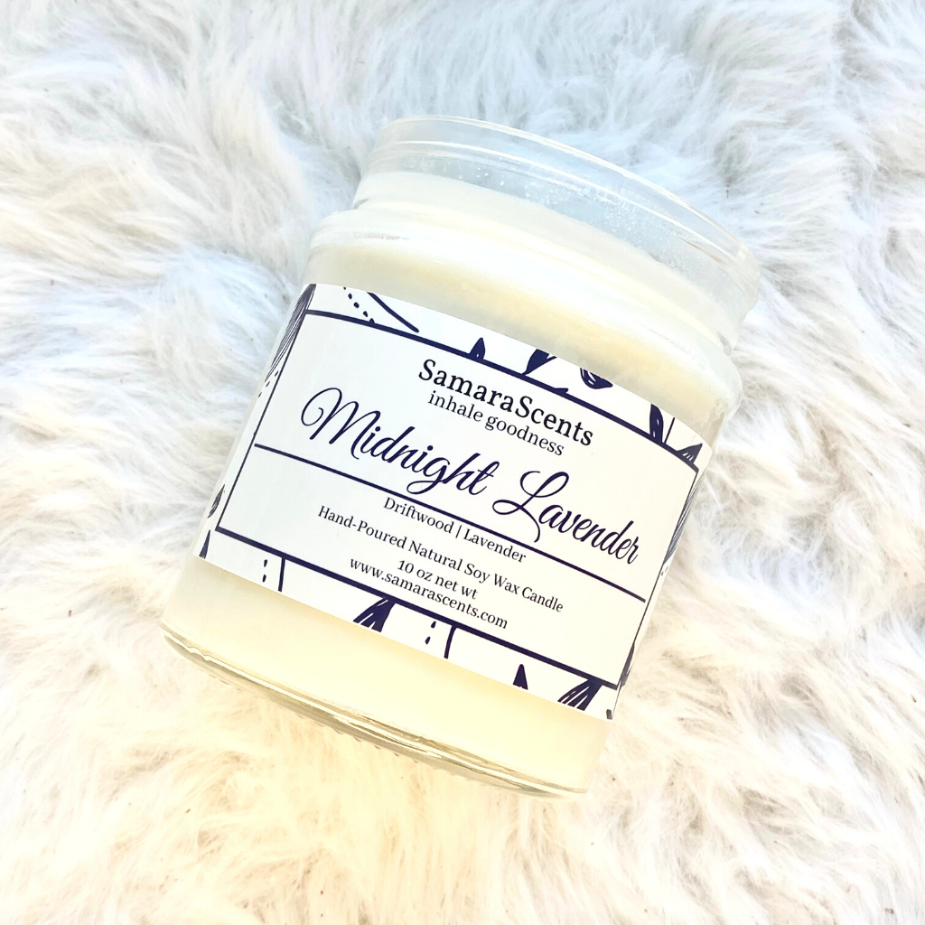 Midnight Lavender Soy Wax Candle