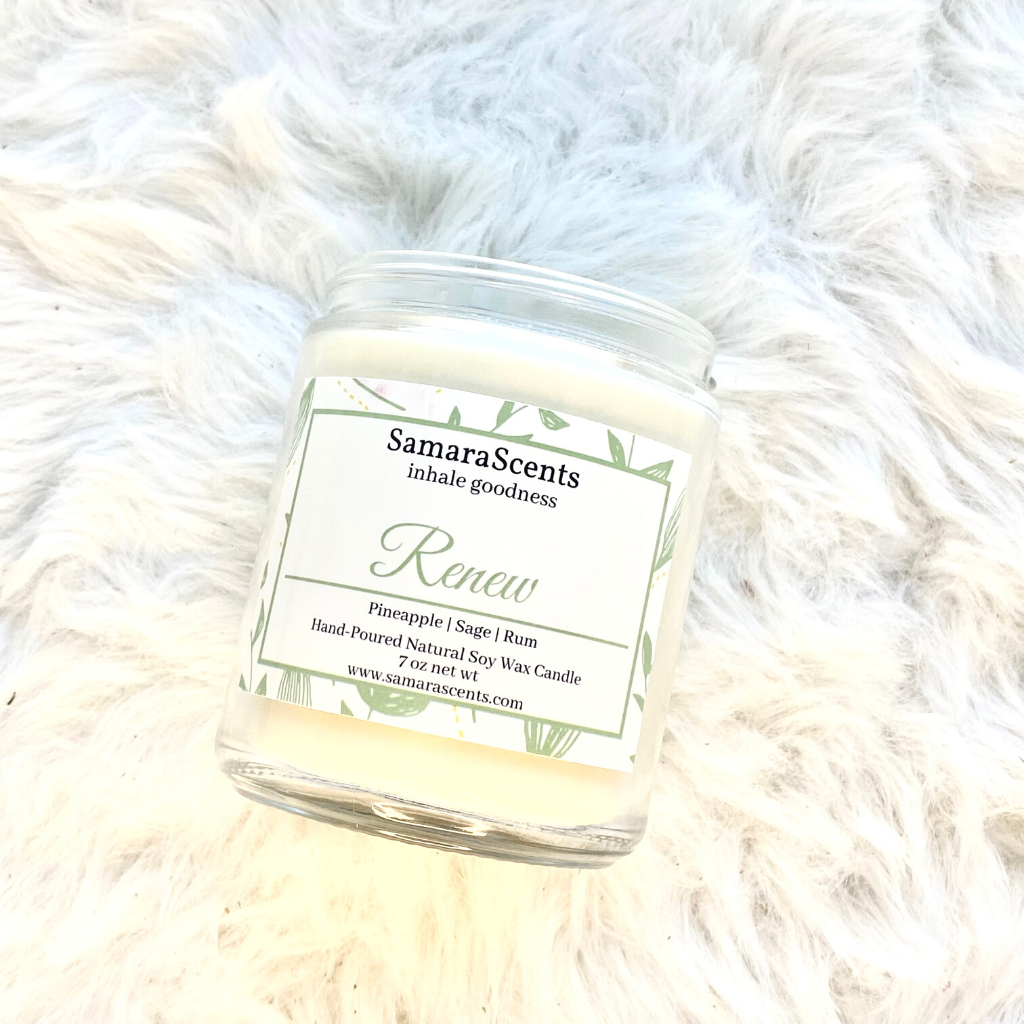 Pineapple Sage Soy Wax Candle 