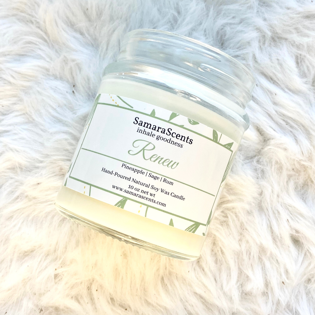 Pineapple Sage Soy Wax Candle 