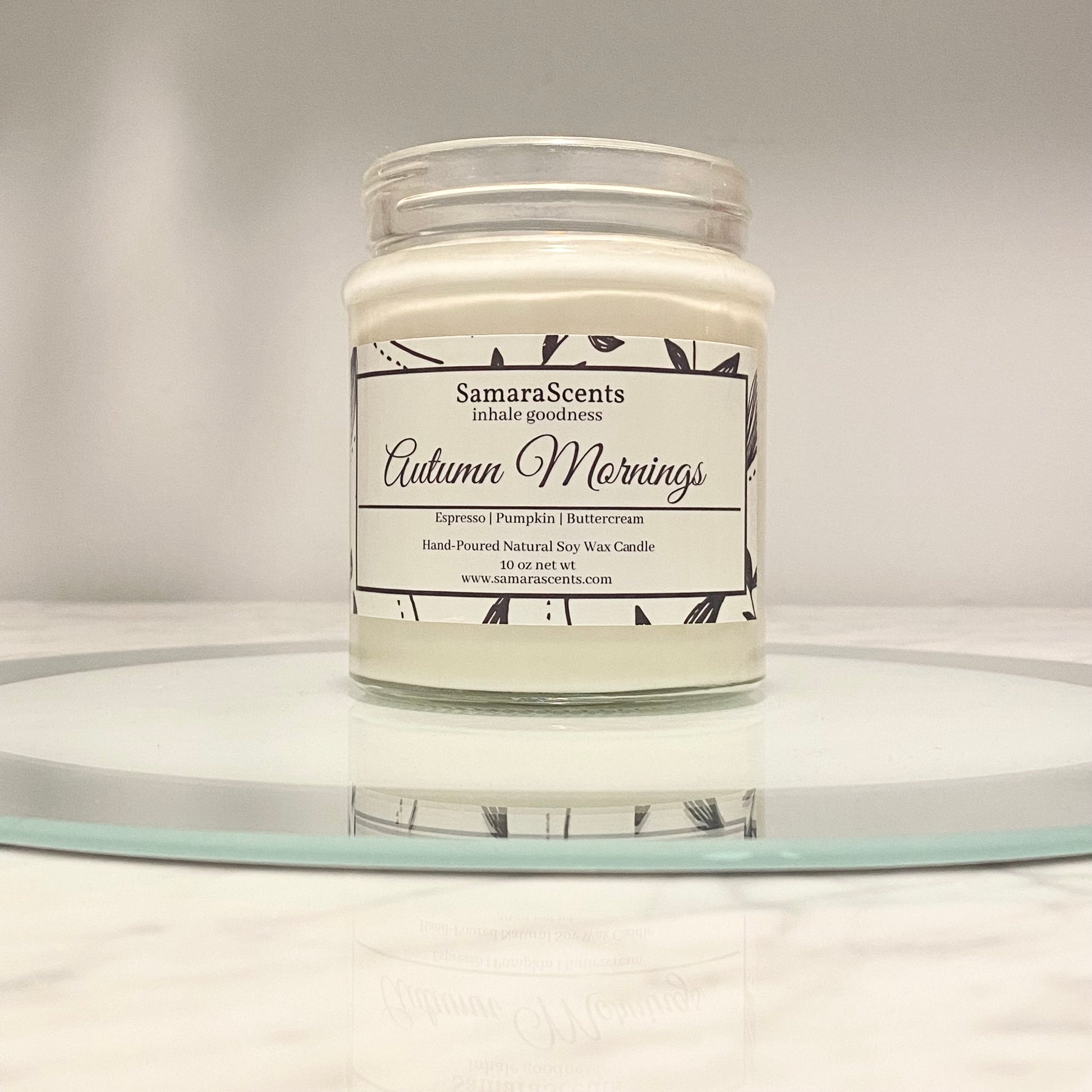 Pumpkin Spice Soy Wax Candle Medium Coffee Candle