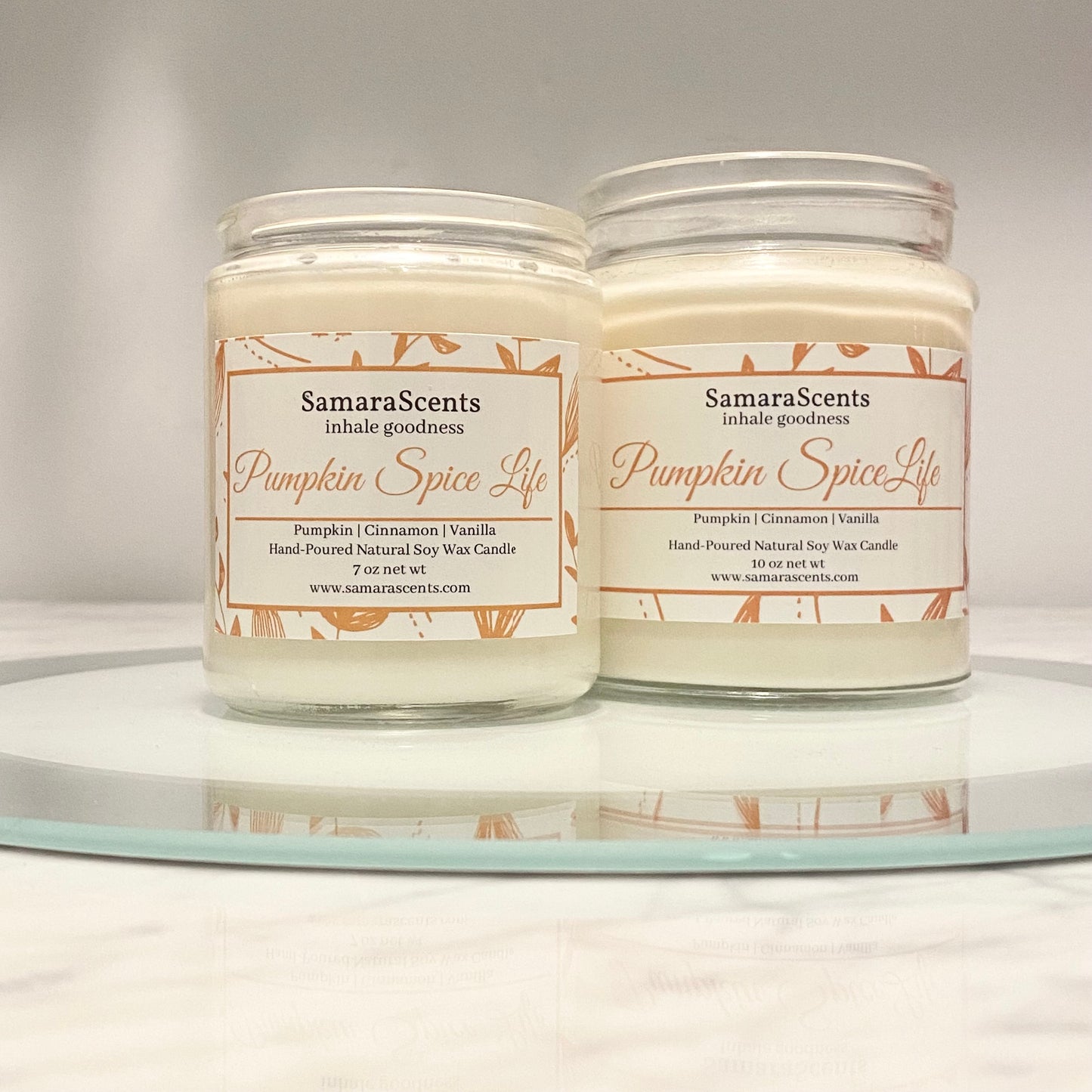 Pumpkin Spice Soy Wax Candles 