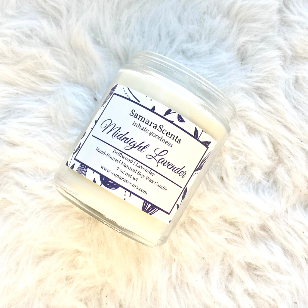 Midnight Lavender Soy Wax Candle