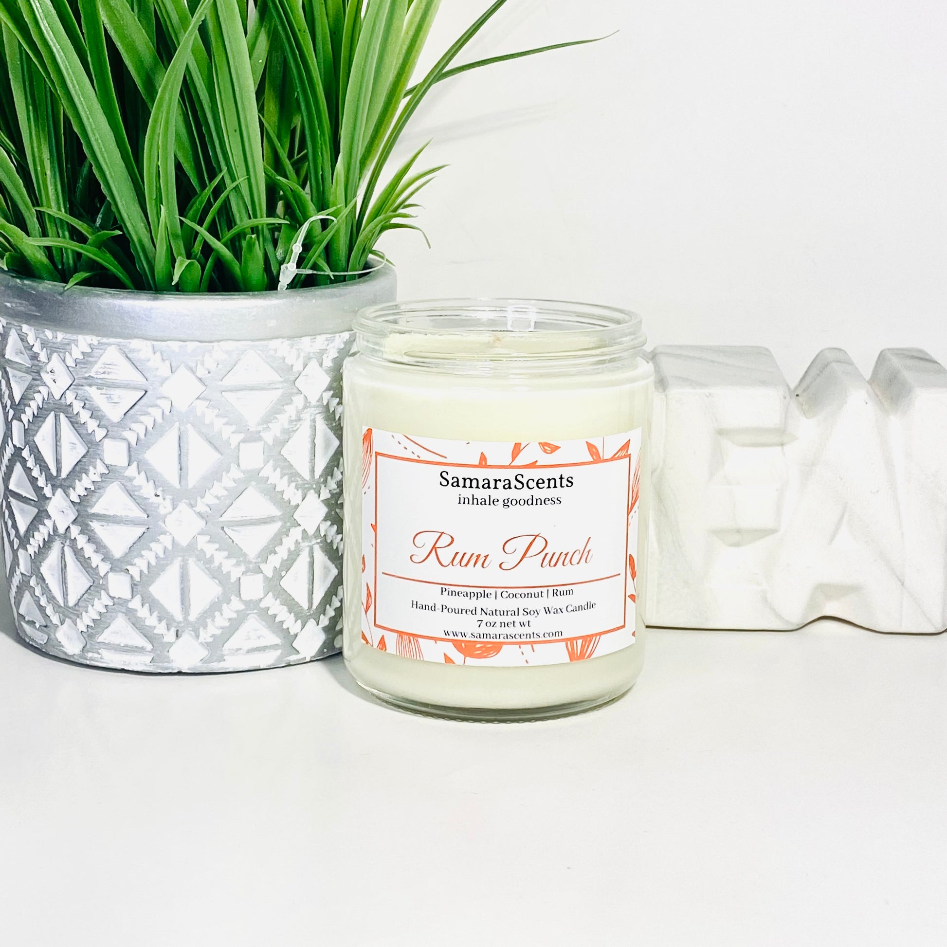 rum punch soy wax candle